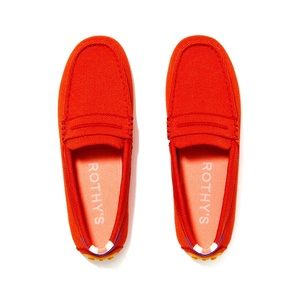 Rothy's Vibrant Orange Loafers